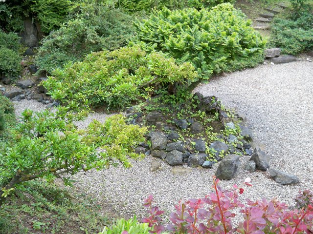 Il lago secco Zen
nel Parco di Fudenji